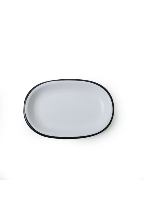 Hermia X00018686 Juego de Fuentes de Gres Antibacterianas y Ecológicas, Apto para Lavavajillas y Microondas, Blanco Mate (2 Piezas, 22 x 15 cm)